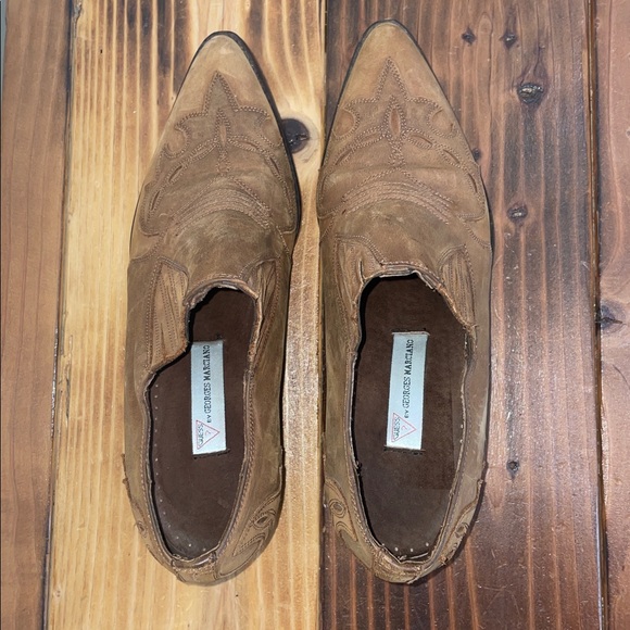 Guess by Georges Marciano Vintage Leather Western Ankle Boots Size 8 - Picture 7 of 13